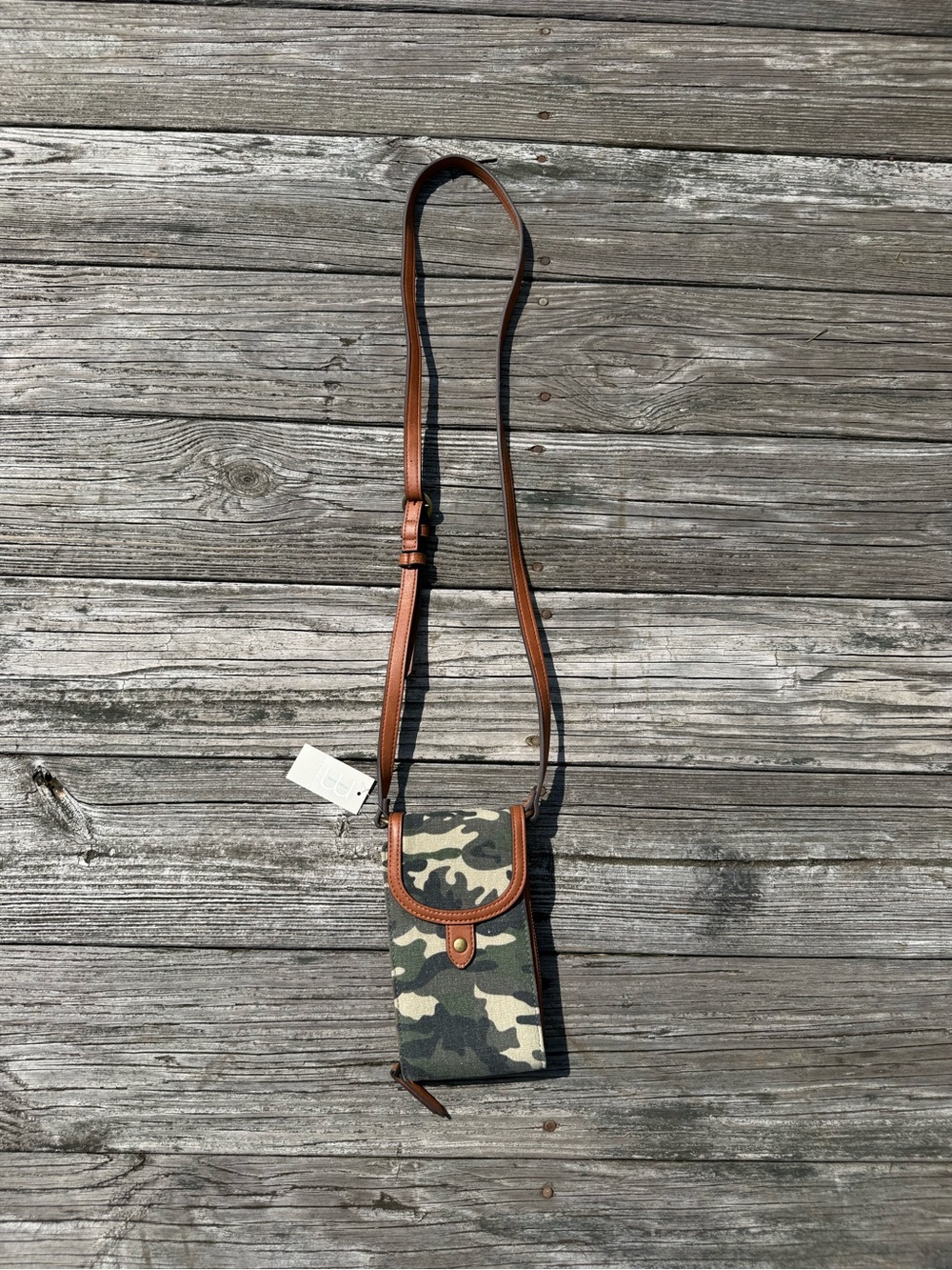 Maurices Camo Crossbody Phone Bag